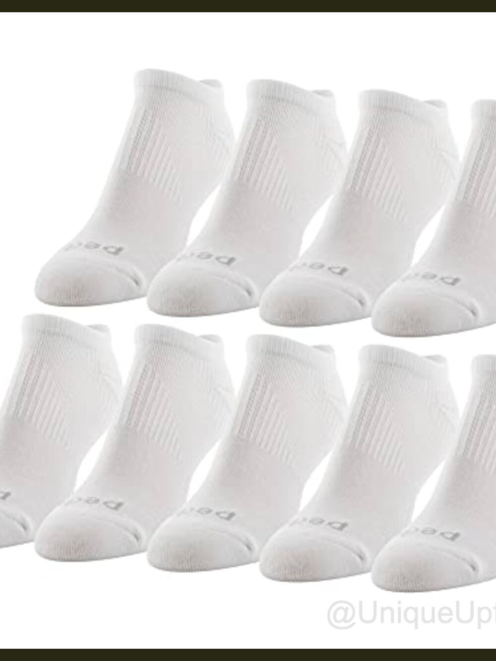 Moisture Wicking Low Cut Socks with X-Wrap Arch Support 9 Pairs